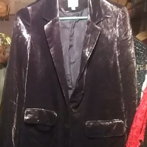 Fitted suede jacket